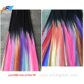 Rainbow Nida Printed Polyester Crepe Abaya Dress Fabric